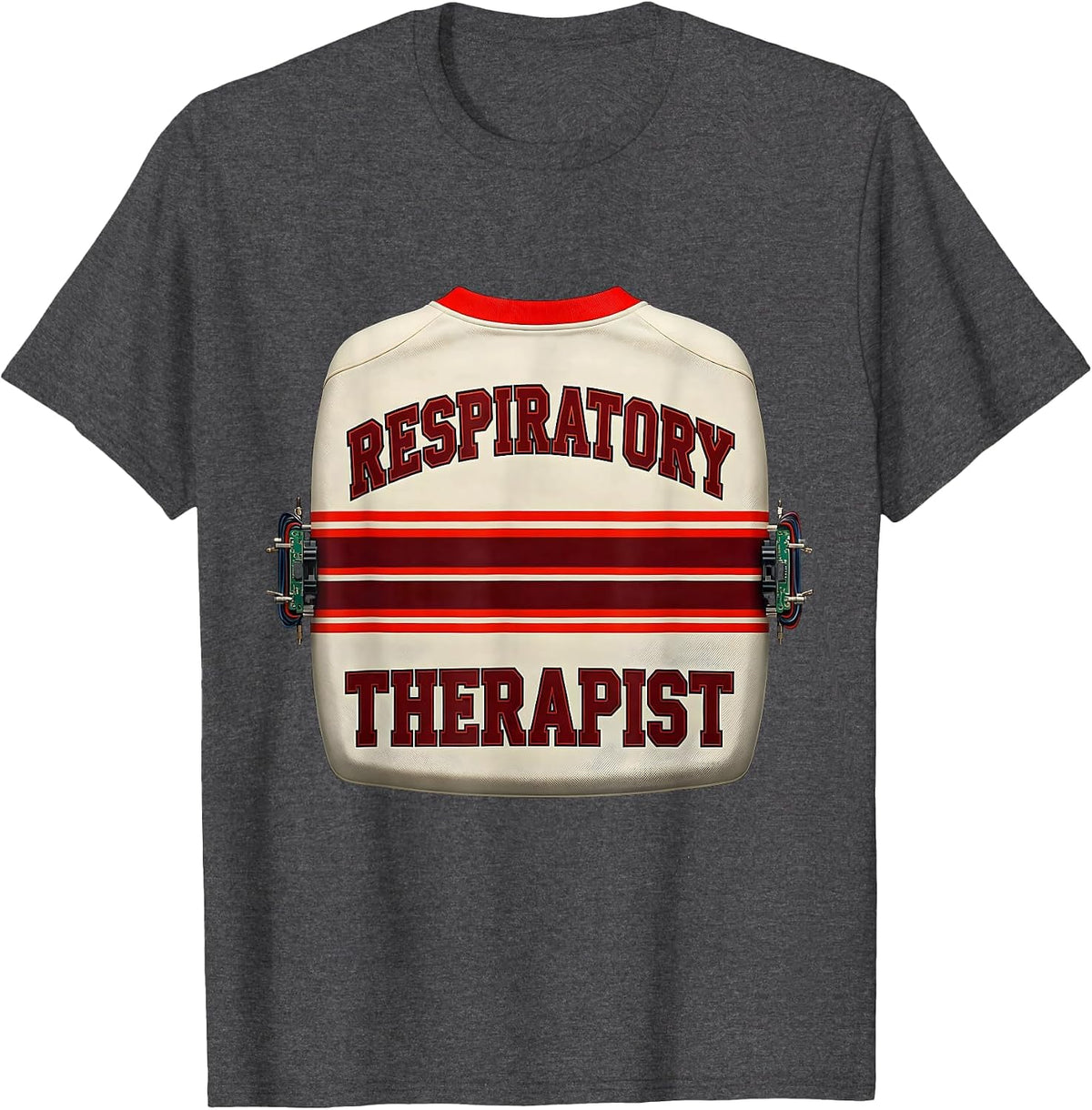 Respiratory Therapist Sports RT Profession Pride T-Shirt - Dark Heather Grey