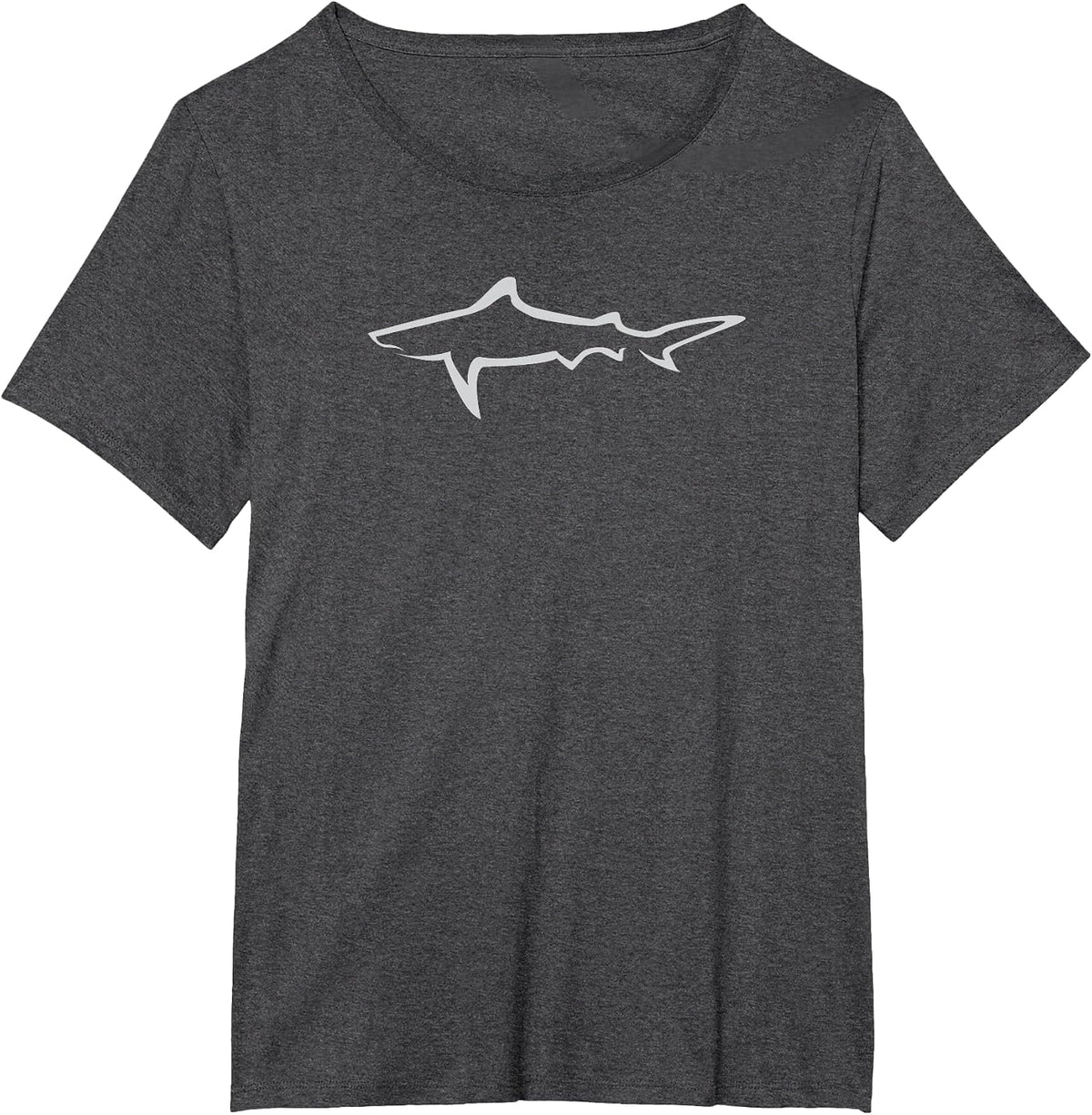 Ocean Life Shark Design by KP T-Shirt - Dark Heather Grey