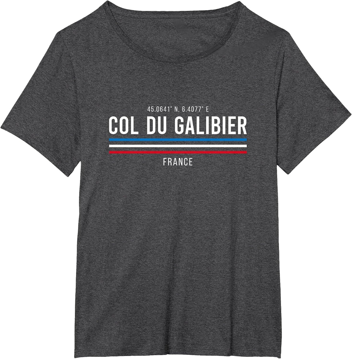 Col Du Galibier Cycling T-Shirt - Dark Heather Grey