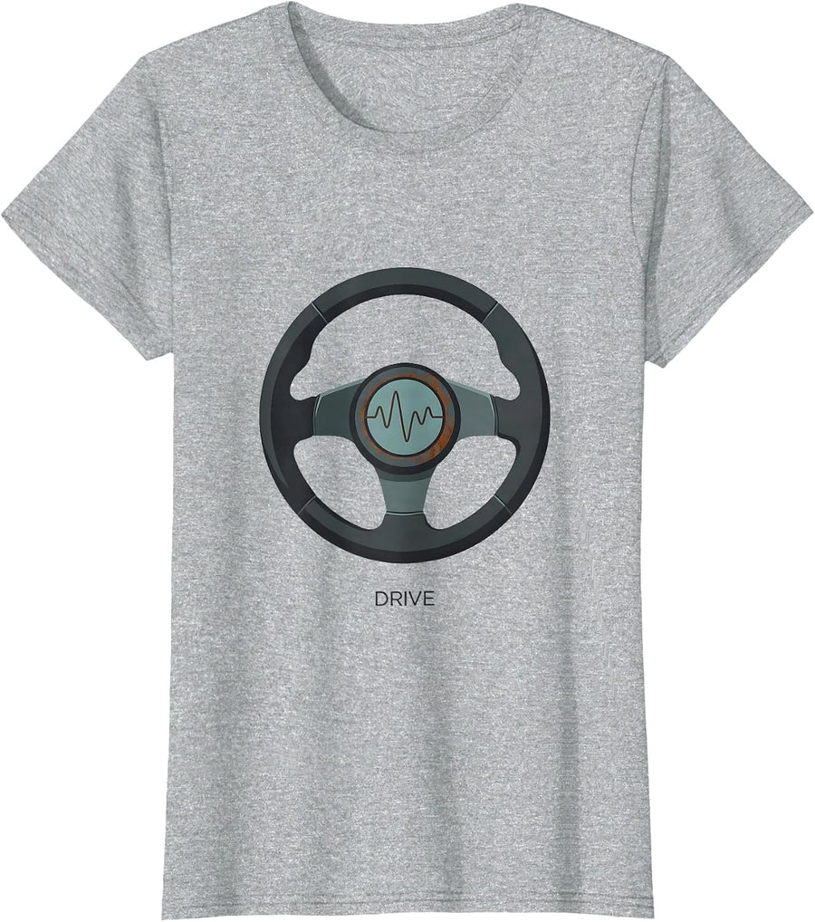 Drive Editorial Conceptual Respiratory Therapist RT T-Shirt - Heather Grey