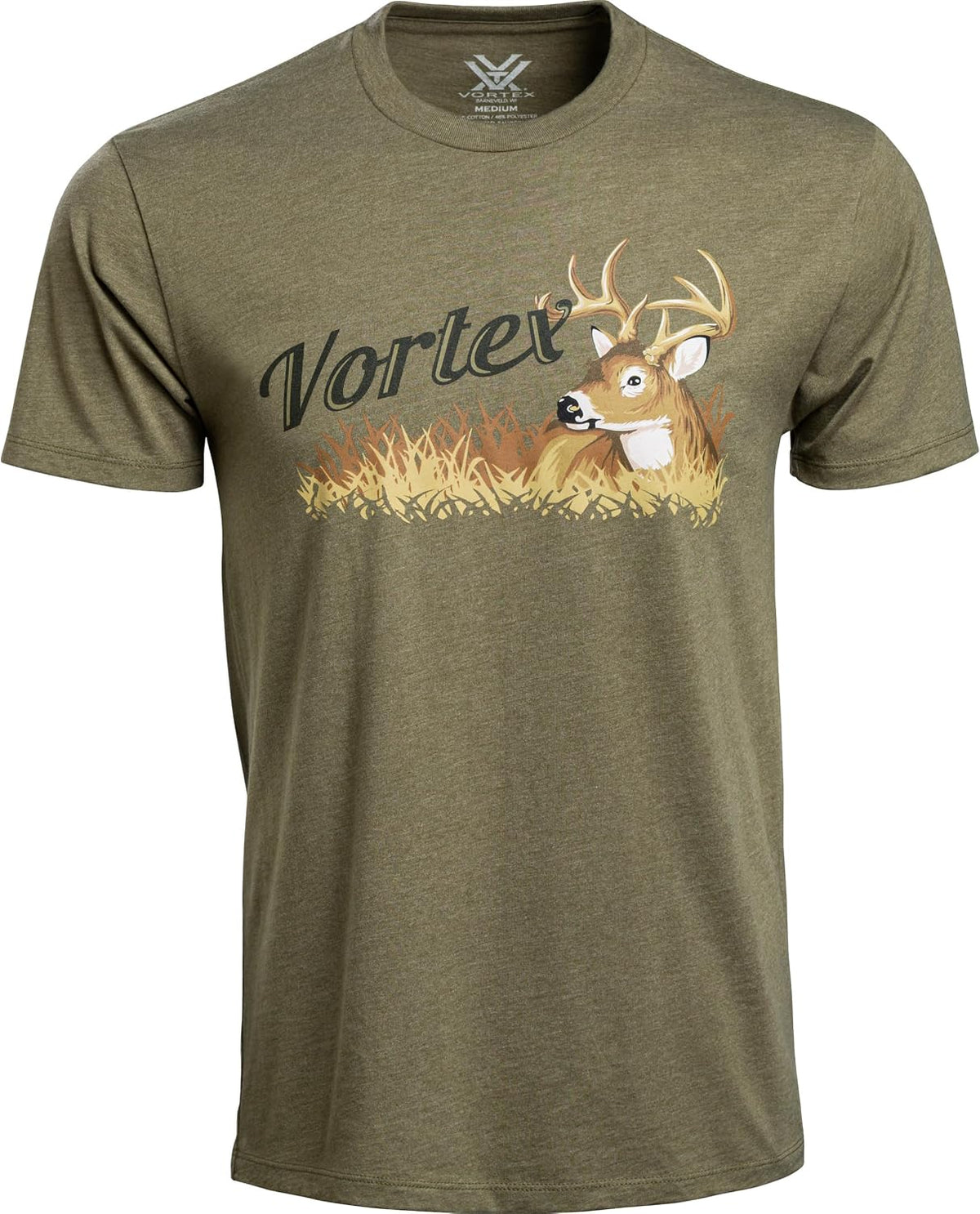 Vortex Men's Grassland Heritage Short Sleeve T-Shirts - Military Heather