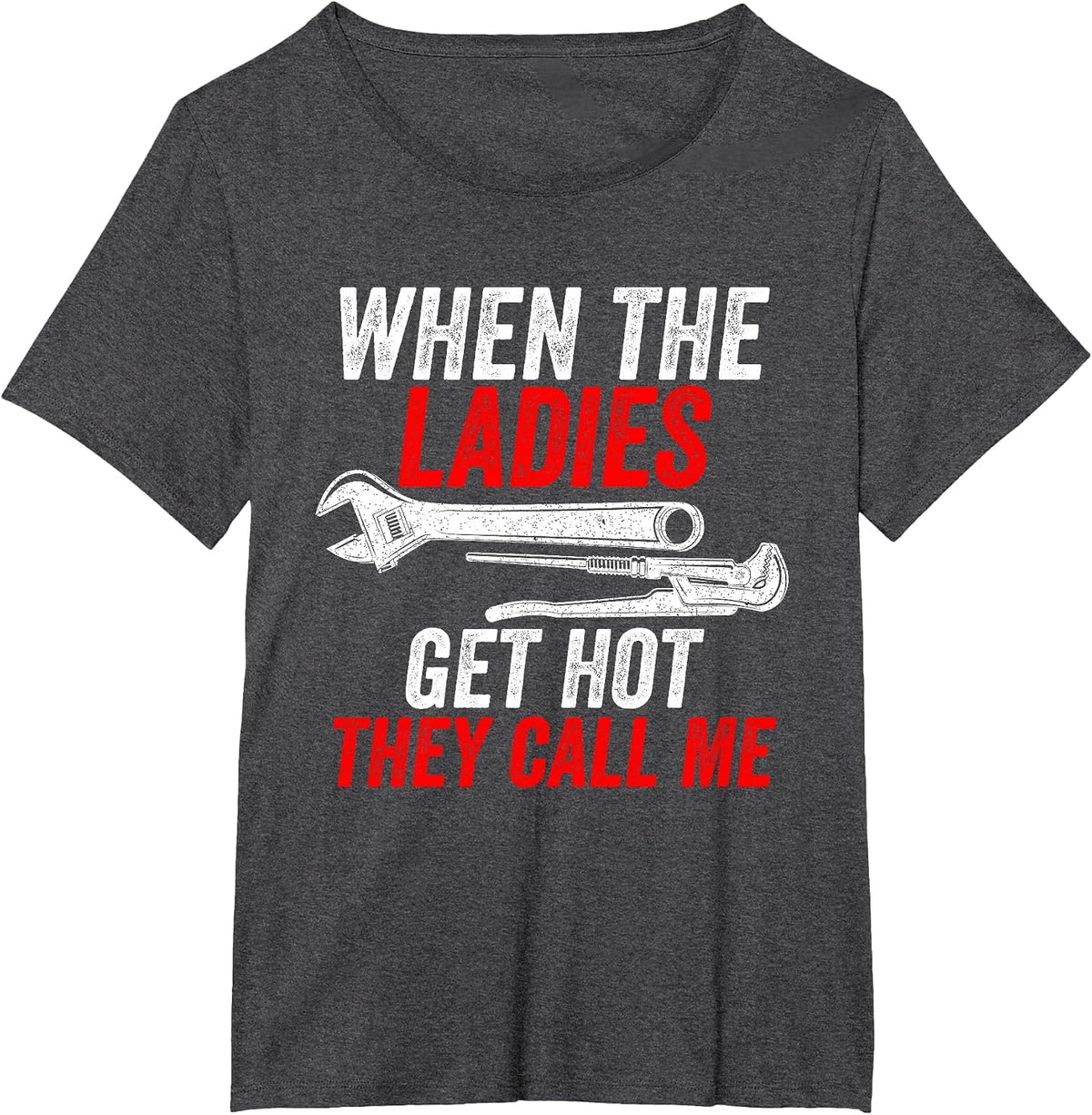 Air Conditioning AC Repairman HVAC Technician Worker T-Shirt - Dark Heather Grey