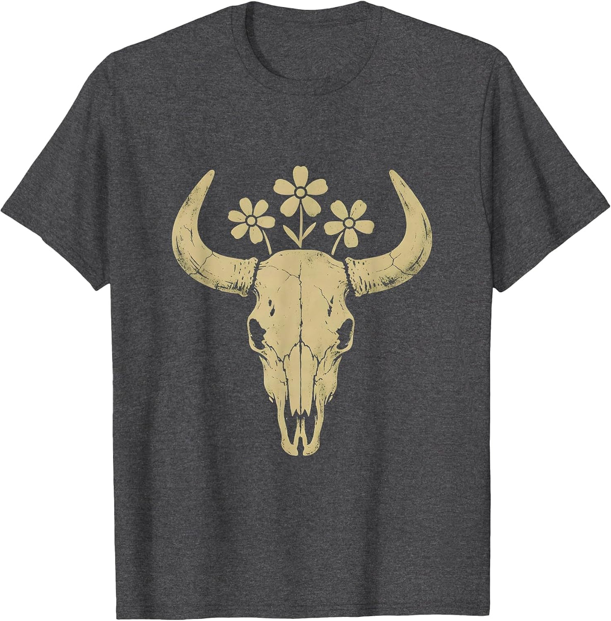 Men's Old Barn Stormy Sky Dramatic Rural Landscape T-Shirt - Dark Heather Grey
