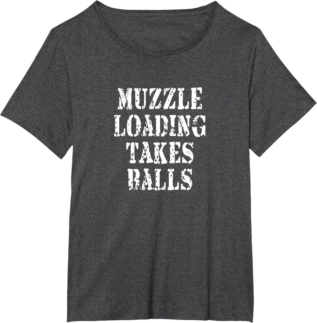 Muzzleloading Tshirt Black Powder Hunting Funny Hunter Shirt T-Shirt - Dark Heather Grey