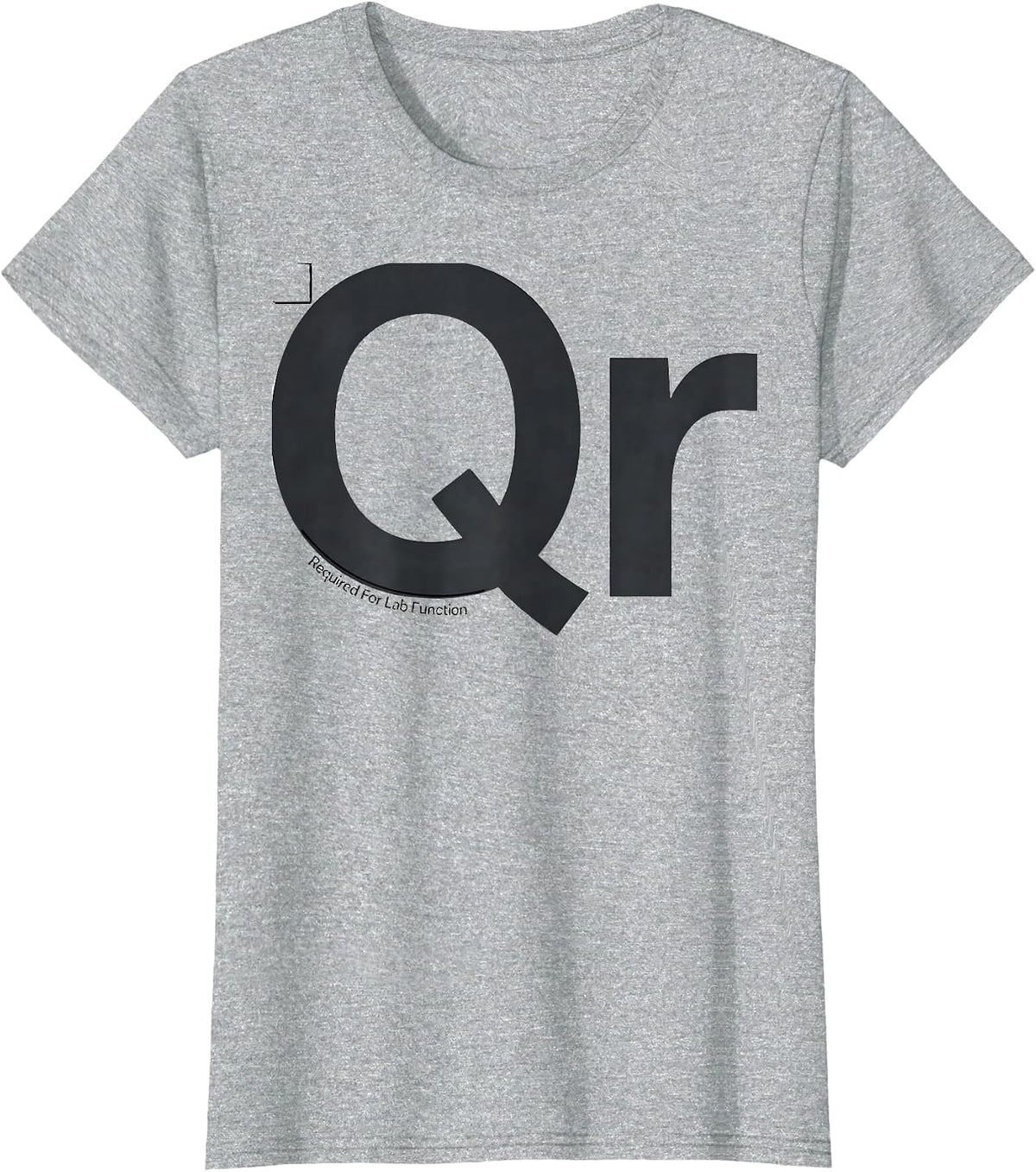 Women's Required For Lab Function Funny Chemistry Teacher Science T-Shirt - Heather Grey