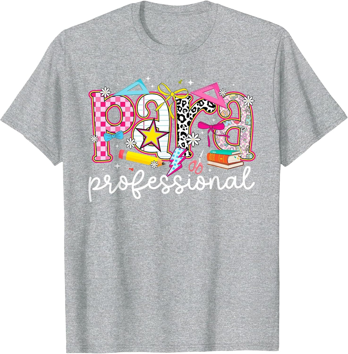 Paraprofessional Preppy Parapro para T-Shirt - Heather Grey