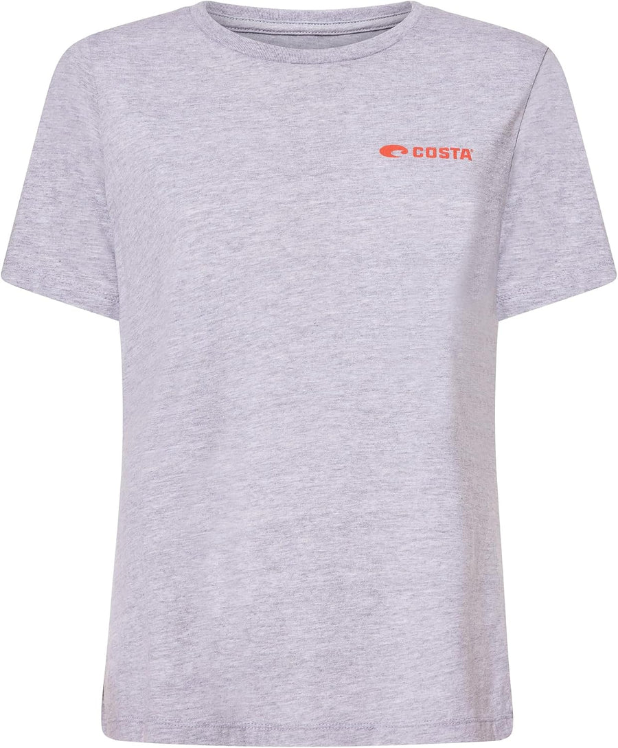 Costa Del Mar Men's Americana Shark Flag T-Shirt - Athletic Heather