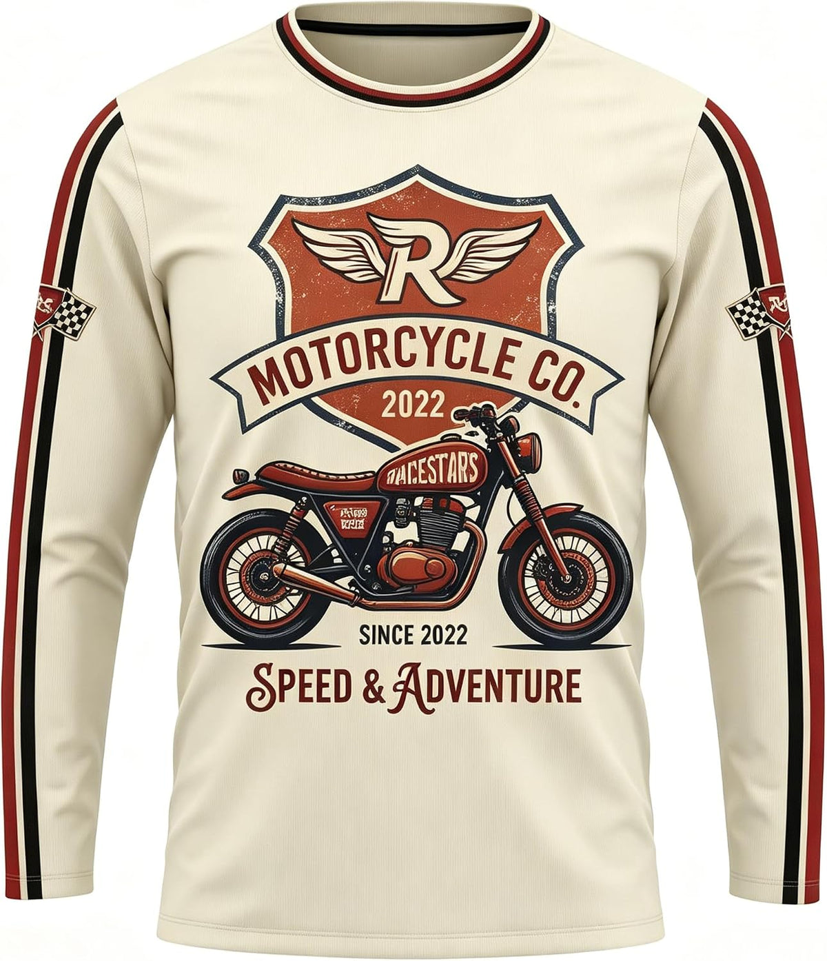 Men's MTB Jersey Long Sleeve Dirt Bike Motocross Cycling Racewear - Rs0282