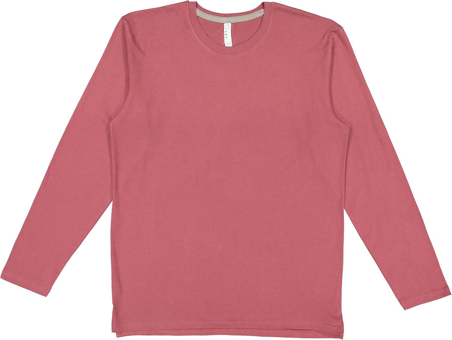 LAT Adult Unisex Long Sleeve Fine Jersey T-Shirt (6918) - Rouge
