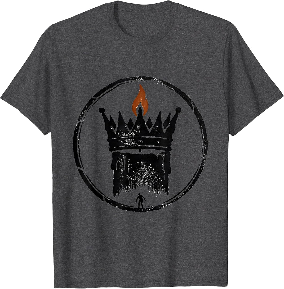Stamp Seal Birthday Squad Novelty Humor Gift T-Shirt - Dark Heather Grey