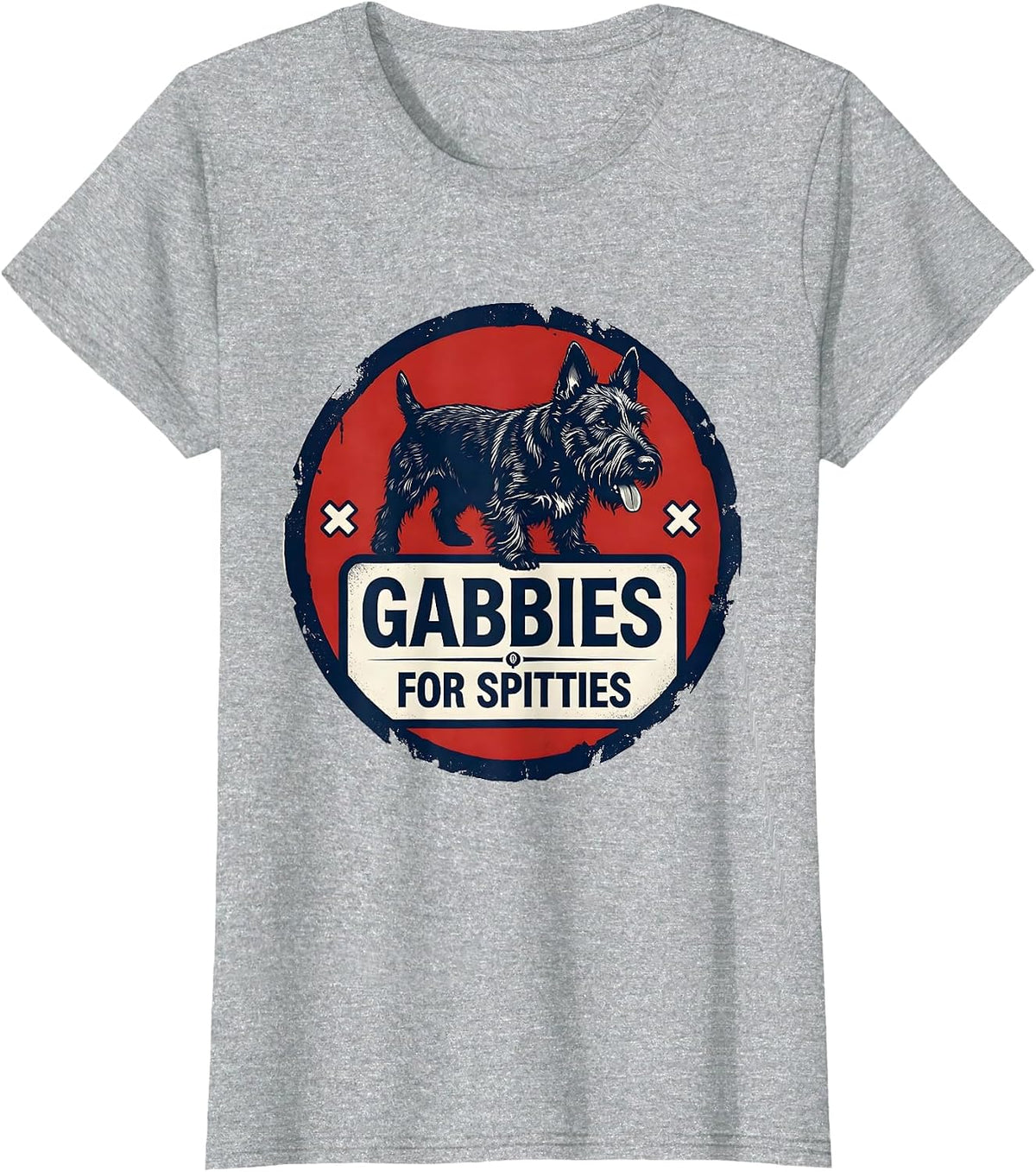 Gabbies For Spitties Funny Vet Tech Veterinary Medicine T-Shirt - Heather Grey