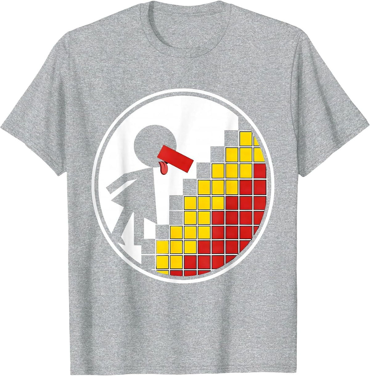 Men's Periodic Table Lick Chemistry Chalkboard Kid T-Shirt - Heather Grey