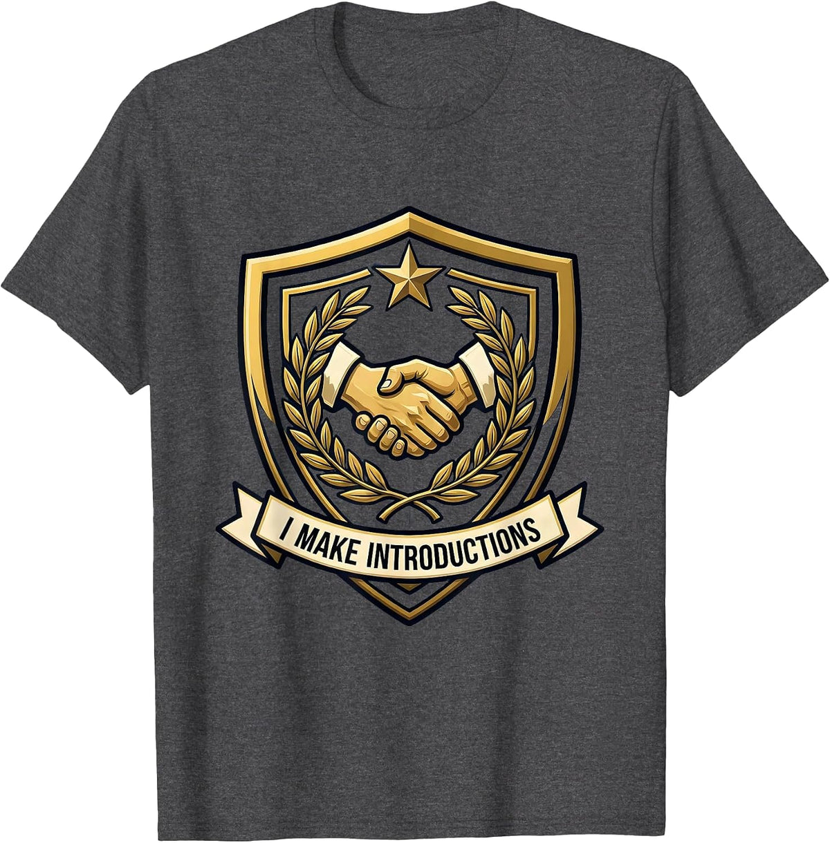 Men's I Cant But I Know A Guy Funny Connector Design T-Shirt - Dark Heather Grey