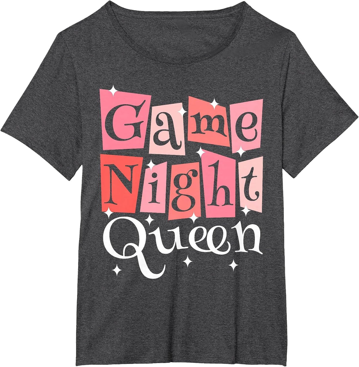 Girl Game Night Daughter Family Board Game Night T-Shirt - Dark Heather Grey