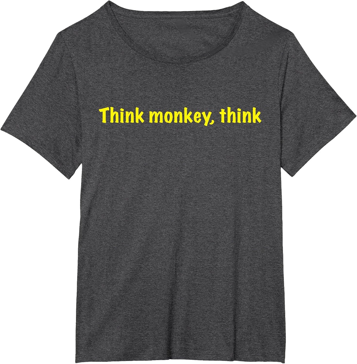 Think Monkey - Science Nerds Geek - Evolution T-Shirt - Dark Heather Grey