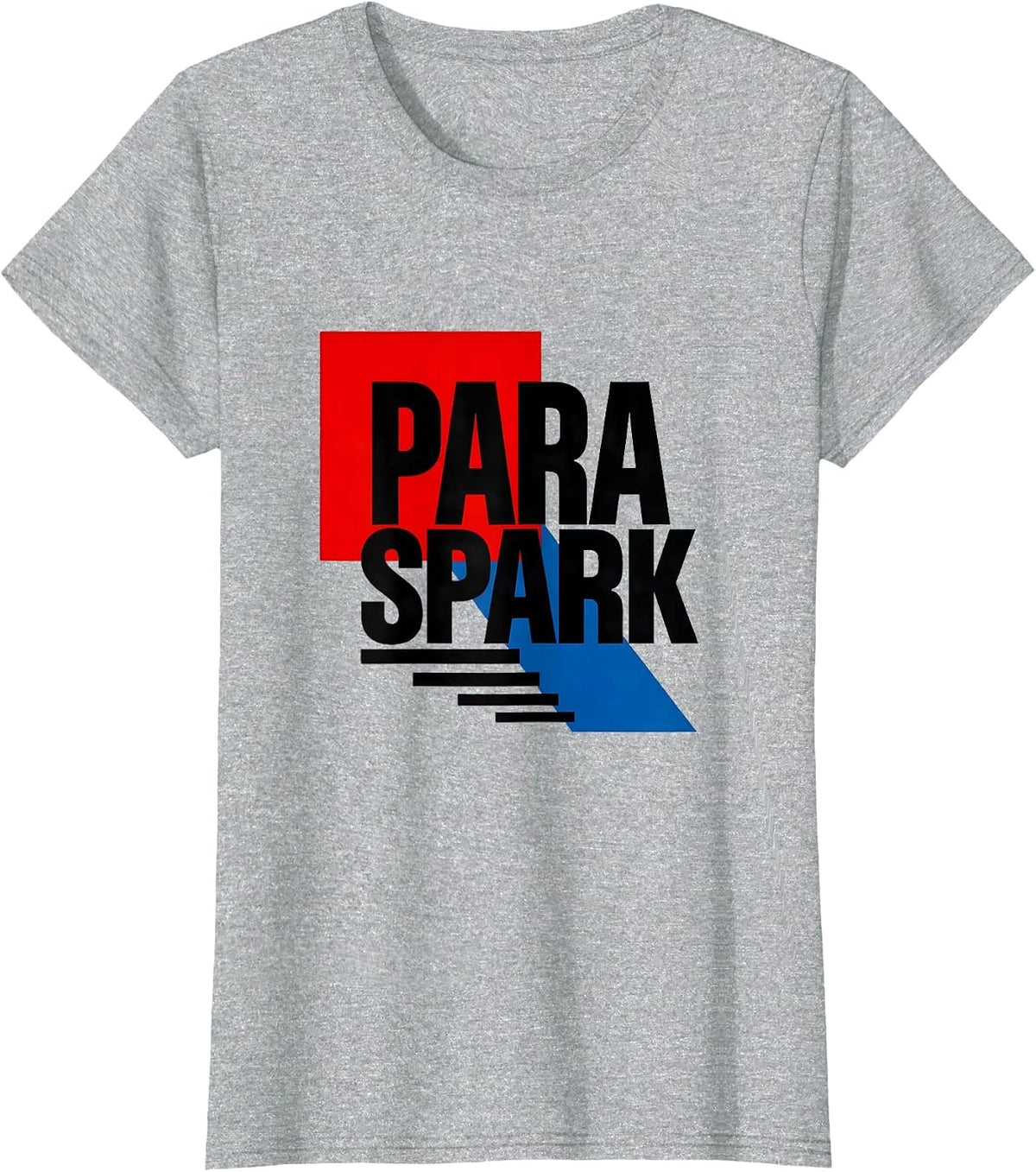 Para Spark Bauhaus Modernist Paraprofessional Appreciation T-Shirt - Heather Grey