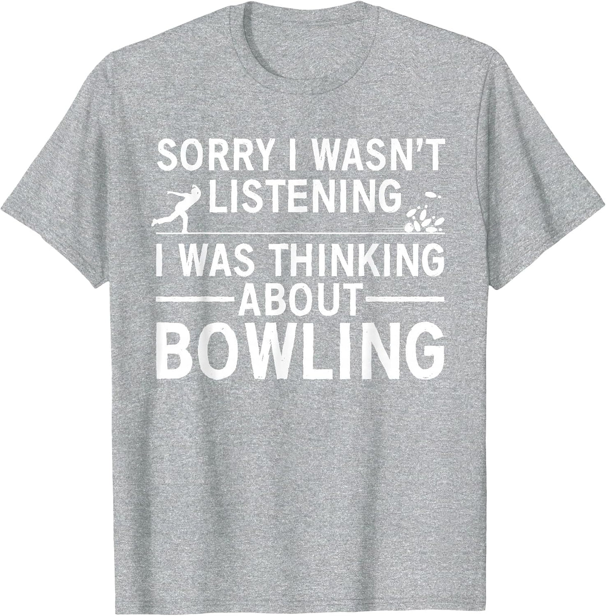 Cool Bowling for Men Women Bowler Spare Me Bowling League T-Shirt - Heather Grey