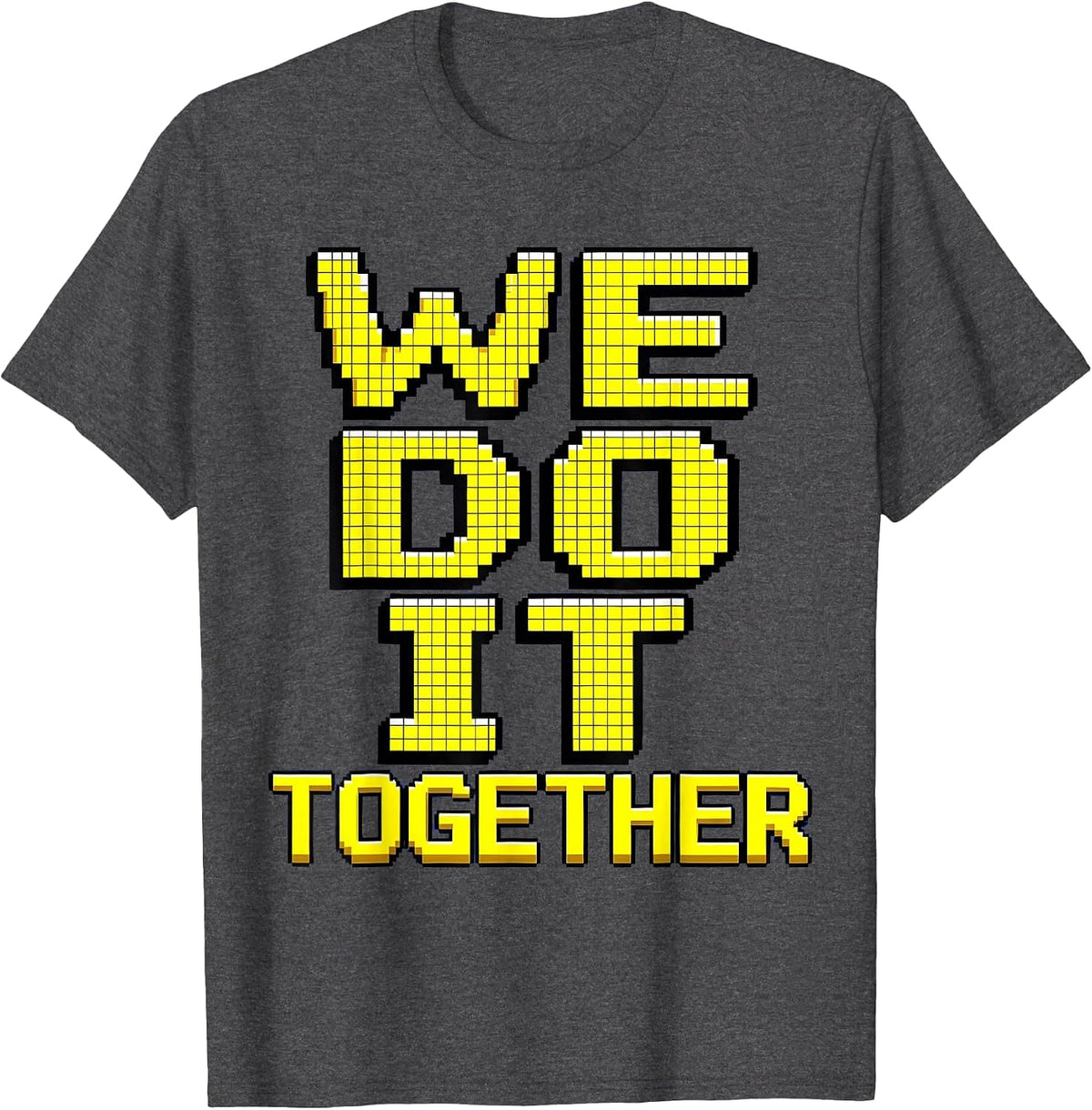 We Do It Together Paraprofessional Design T-Shirt - Dark Heather Grey