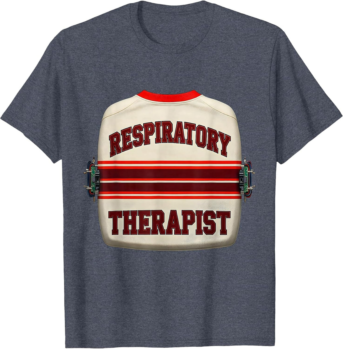 Respiratory Therapist Sports RT Profession Pride T-Shirt - Heather Blue