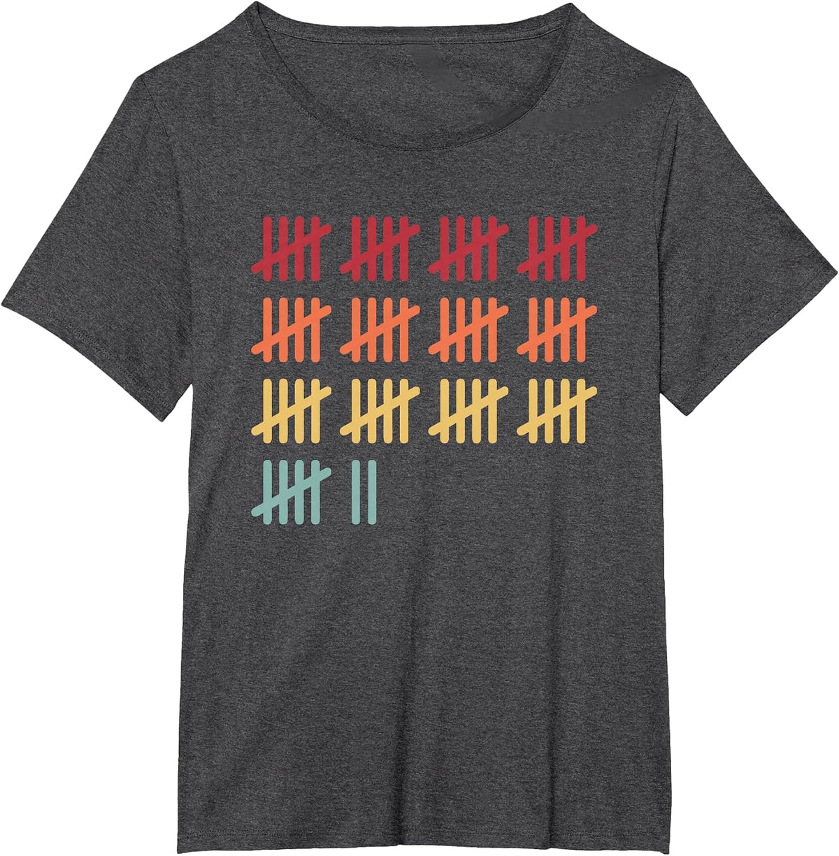 67 Counting Math Teacher Mathematics 67th Number Vintage 67 T-Shirt - Dark Heather Grey