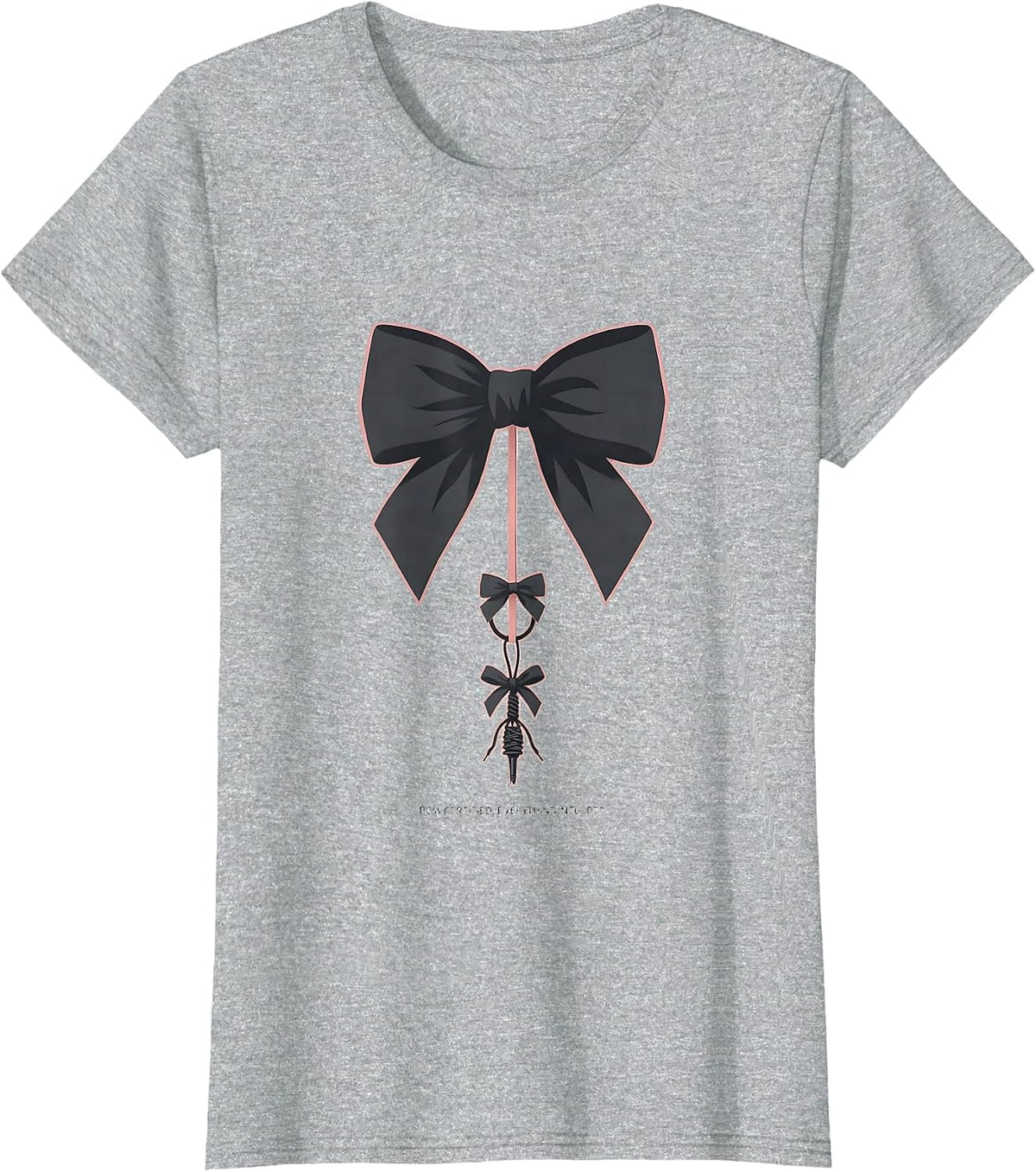 Women's Bow Certified Everything Included Cute Coquette Bow T-Shirt - Heather Grey