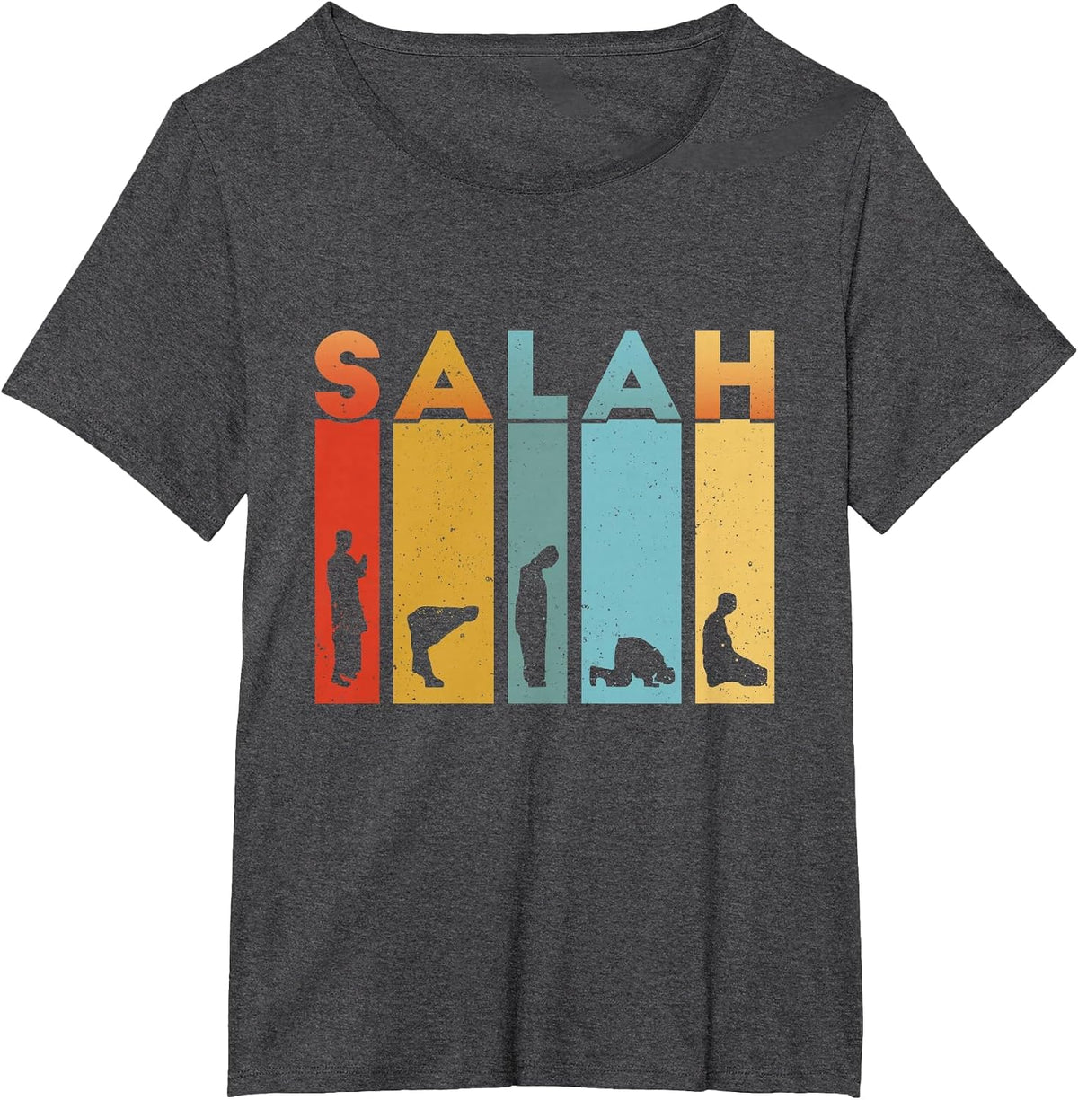 Ramadan Kareem First Salah Eid Muslim Kids Men Women T-Shirt - Dark Heather Grey