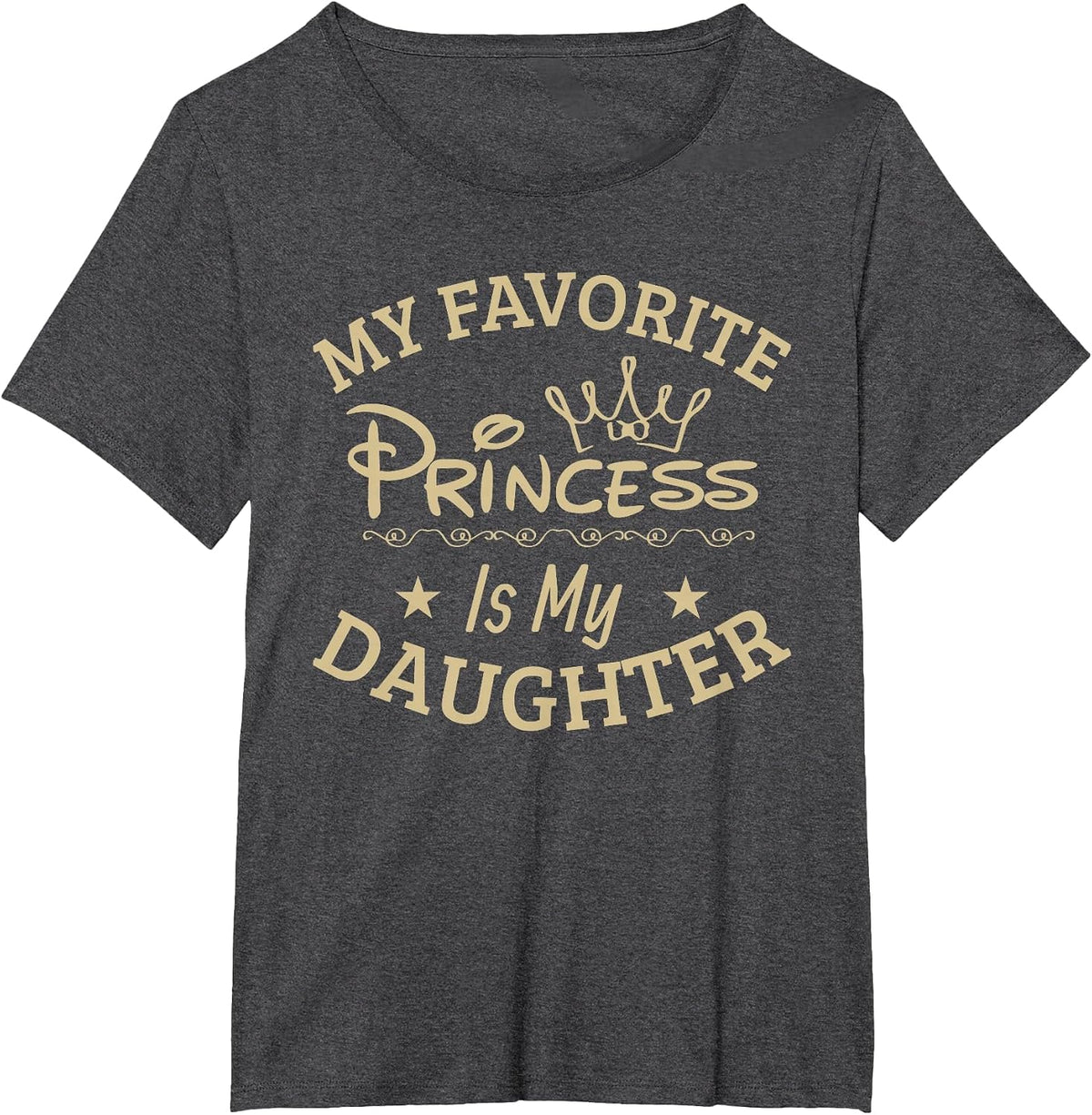 My Favorite Princess is My Daughter, Cool Moms/Cool Dad T-Shirt - Dark Heather Grey