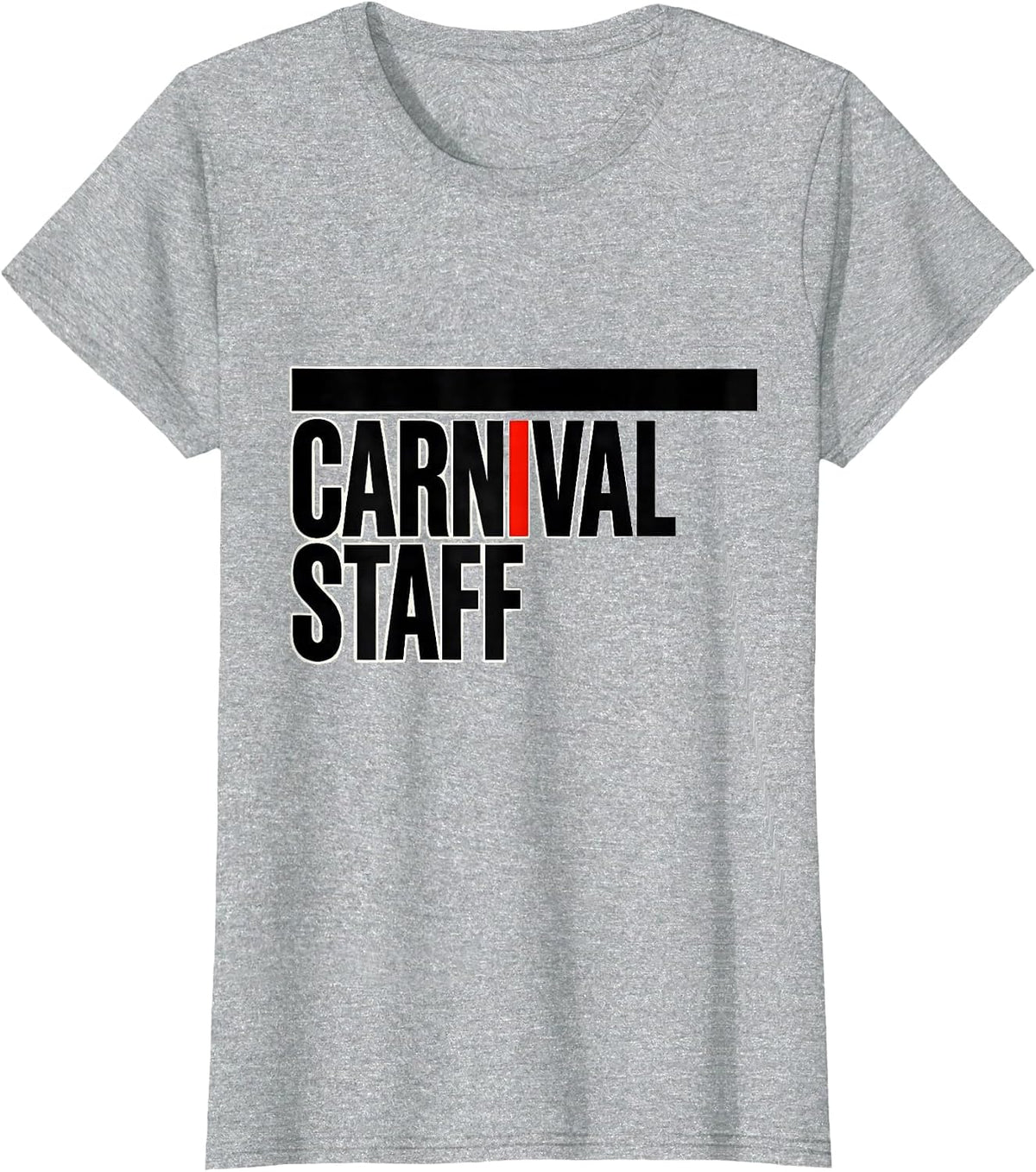 Women's Carnival Staff Funny Circus Party Costume Circus Theme T-Shirt - Heather Grey