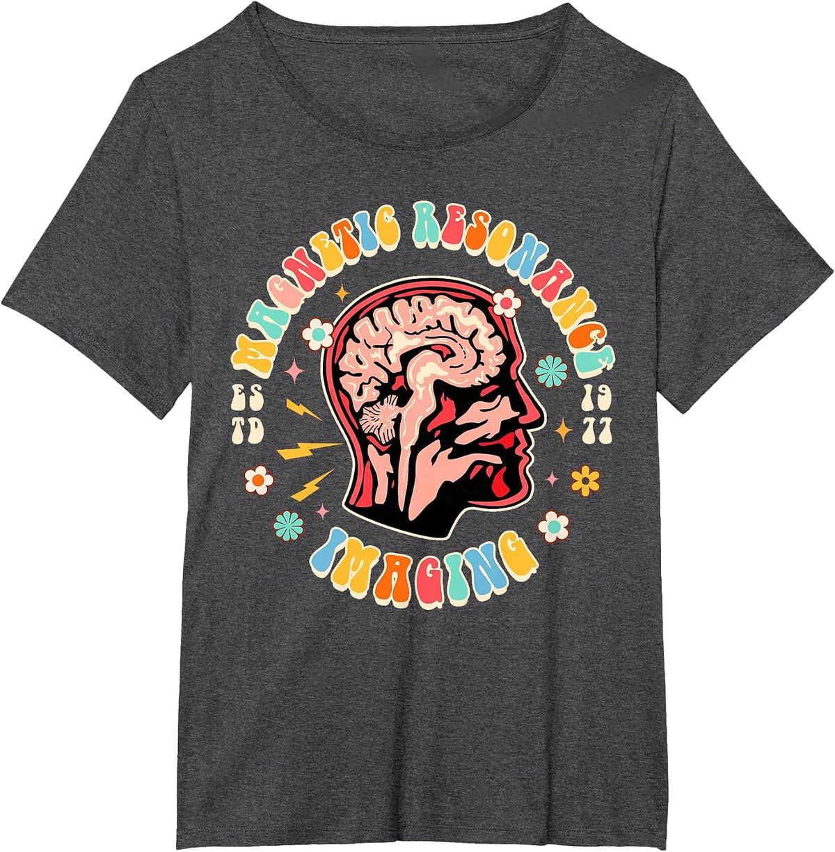 MRI Technologist Radiology Magnetic Resonance Imaging T-Shirt - Dark Heather Grey