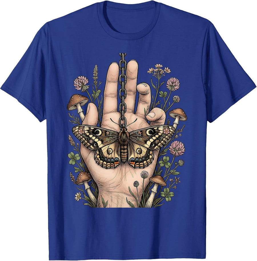 Lifting the Weight – Freedom Butterfly Graphic T-Shirt - Royal Blue