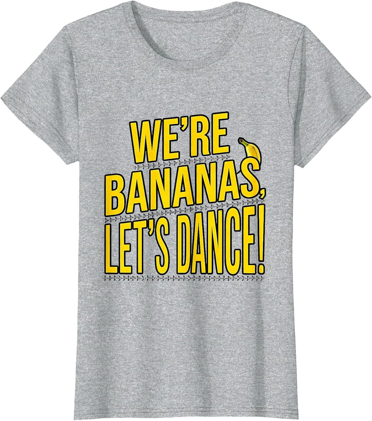 We're Bananas Let's Dance Funny Banana Meme Dance Humor T-Shirt - Heather Grey