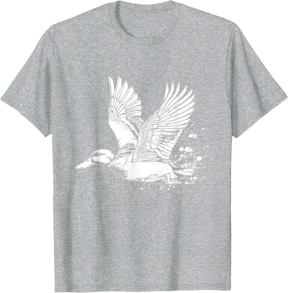 Duck Hunting Waterfowl Mallard Duck Hunter T-Shirt - Heather Grey