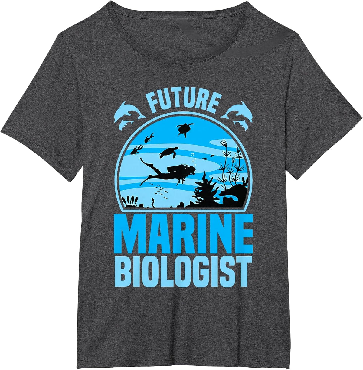 Future Marine Biologist T-Shirt - Dark Heather Grey