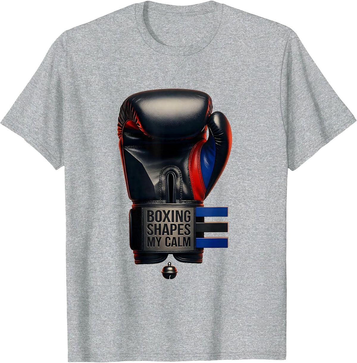 Men's Boxing Shapes My Calm Geometric Boxer Fan Gift T-Shirt - Heather Grey
