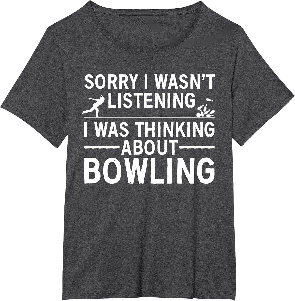 Cool Bowling for Men Women Bowler Spare Me Bowling League T-Shirt - Dark Heather Grey