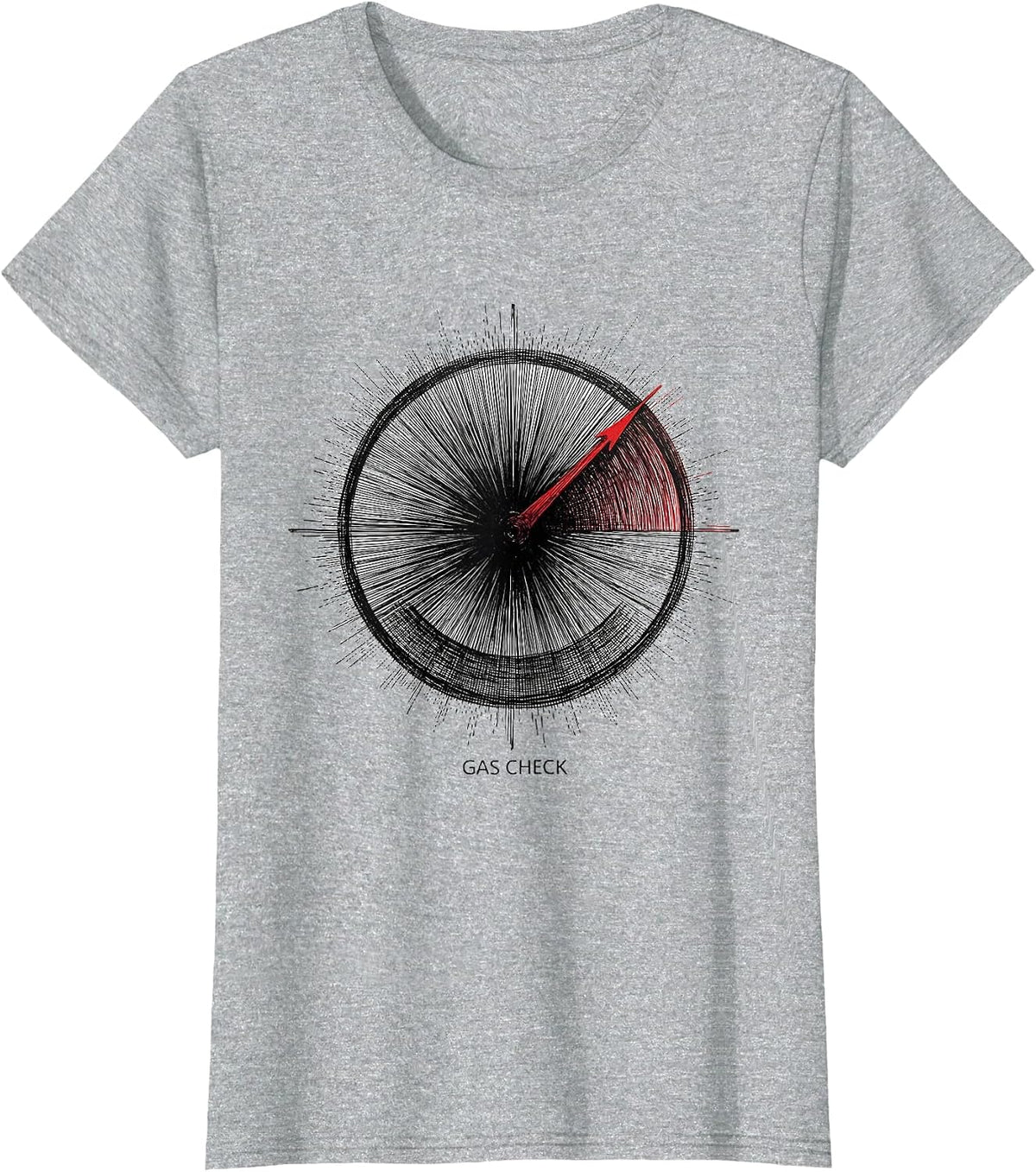 Women's Gas Check Respiratory Therapist RT Professional Pride T-Shirt - Heather Grey