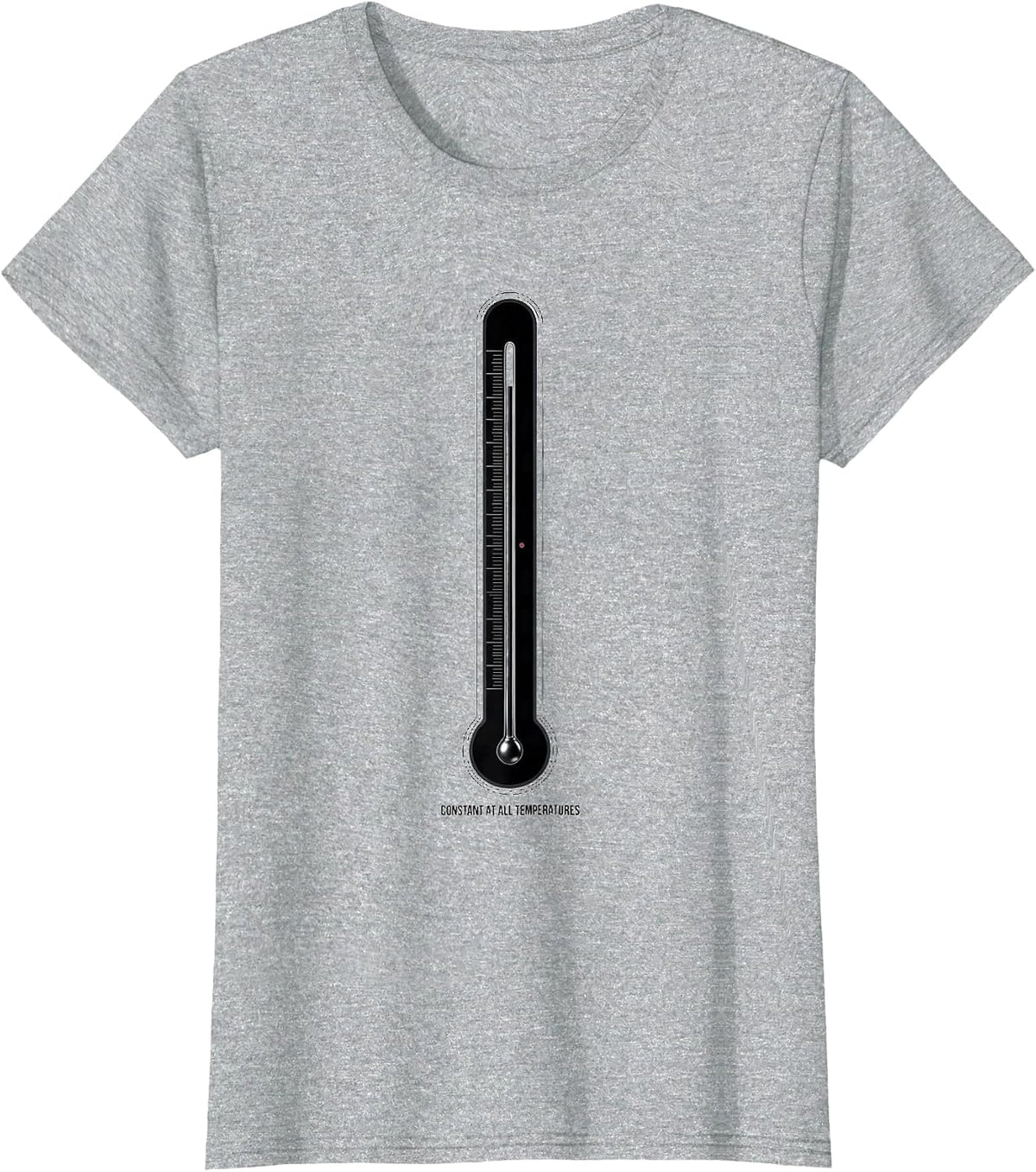 Constant At All Temperatures Funny Science Teacher Chemistry T-Shirt - Heather Grey
