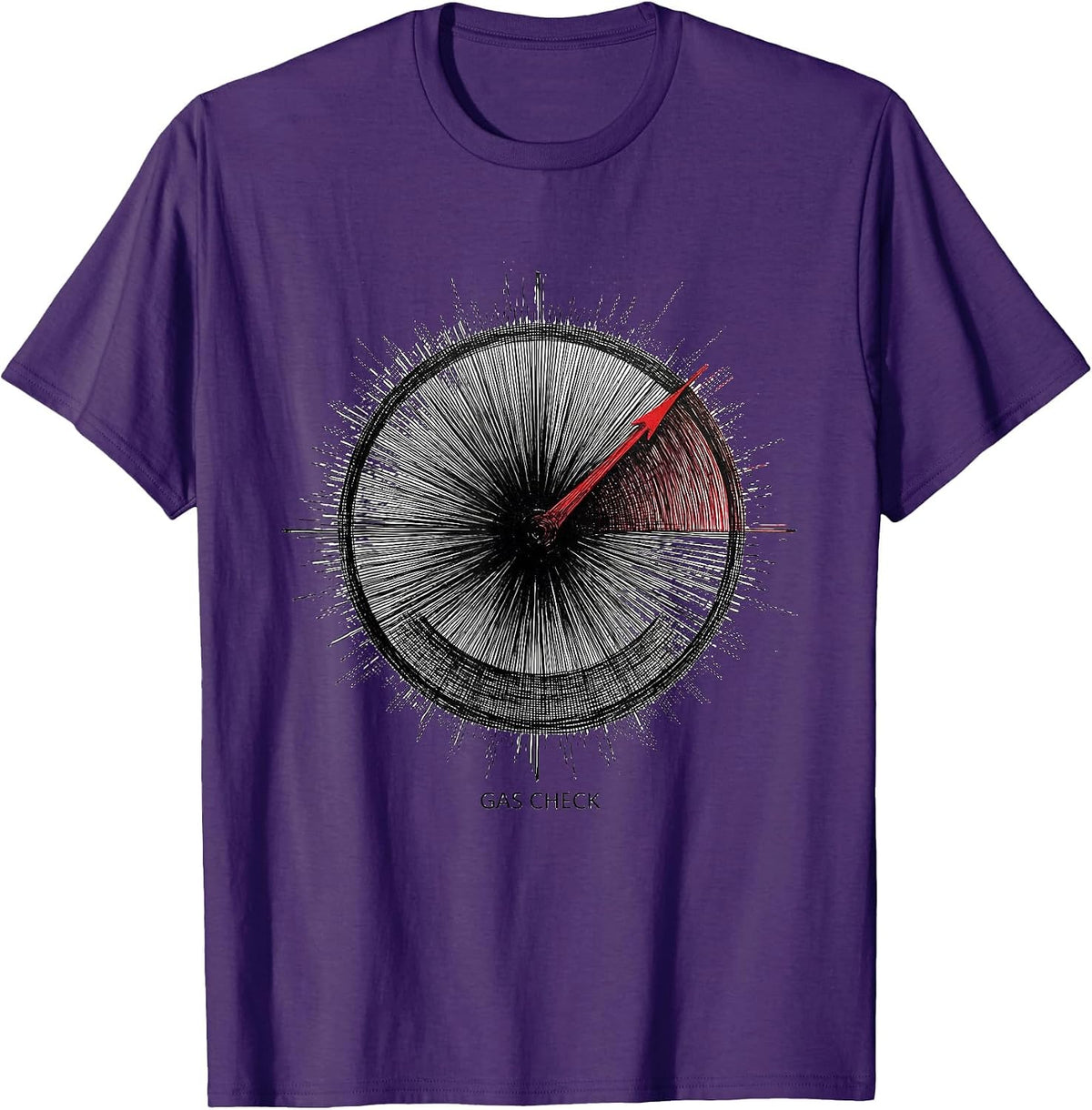 Men's Gas Check Respiratory Therapist RT Professional Pride T-Shirt - Purple
