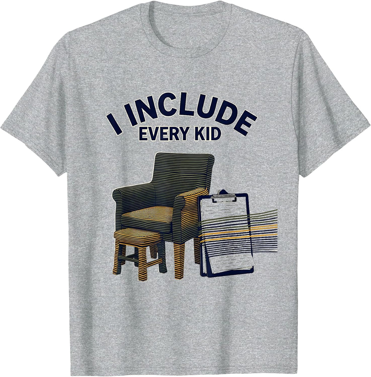 Men's I Include Every Kid Special Education Teacher Autism T-Shirt - Heather Grey