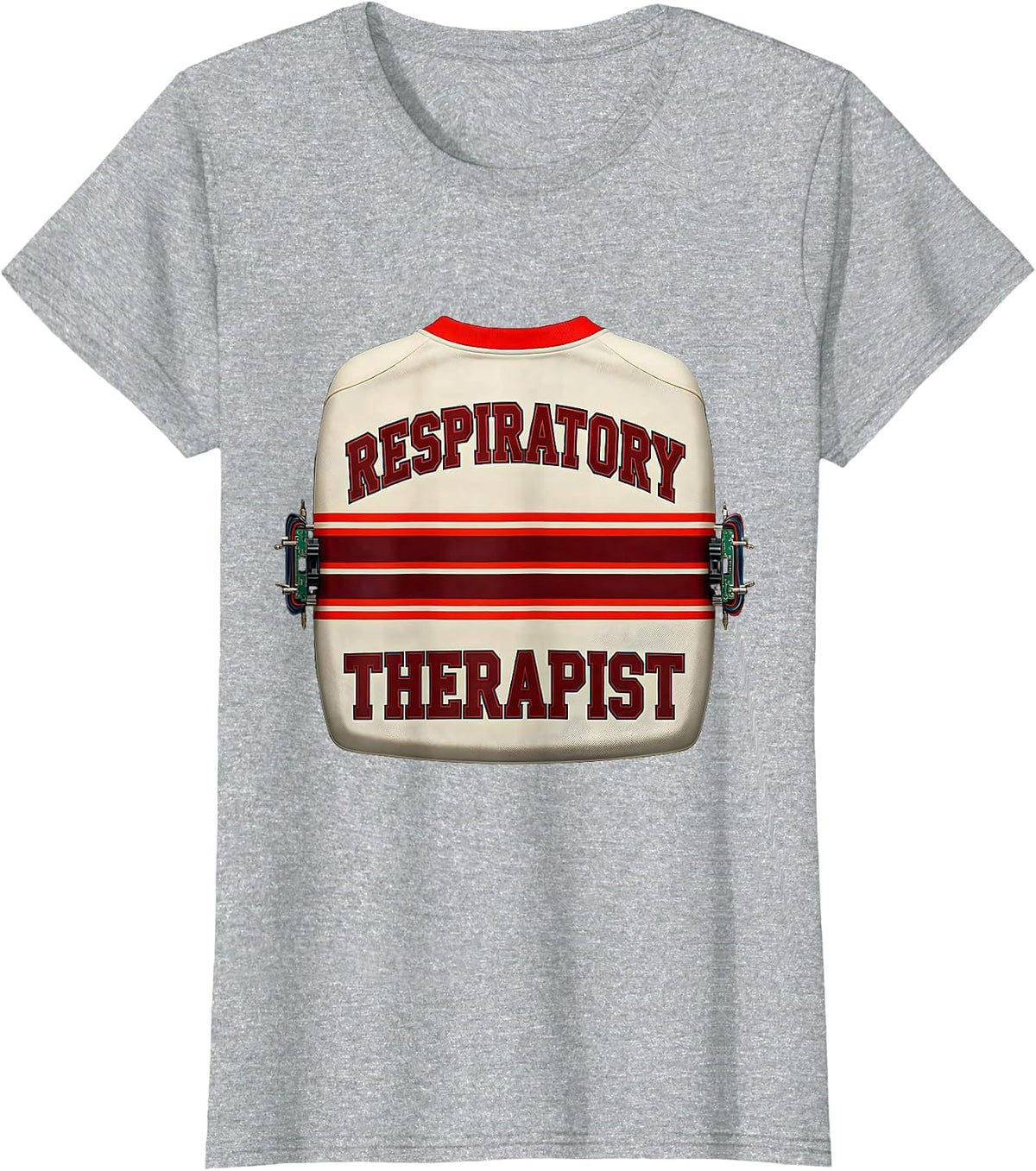 Respiratory Therapist Sports RT Profession Pride T-Shirt - Heather Grey