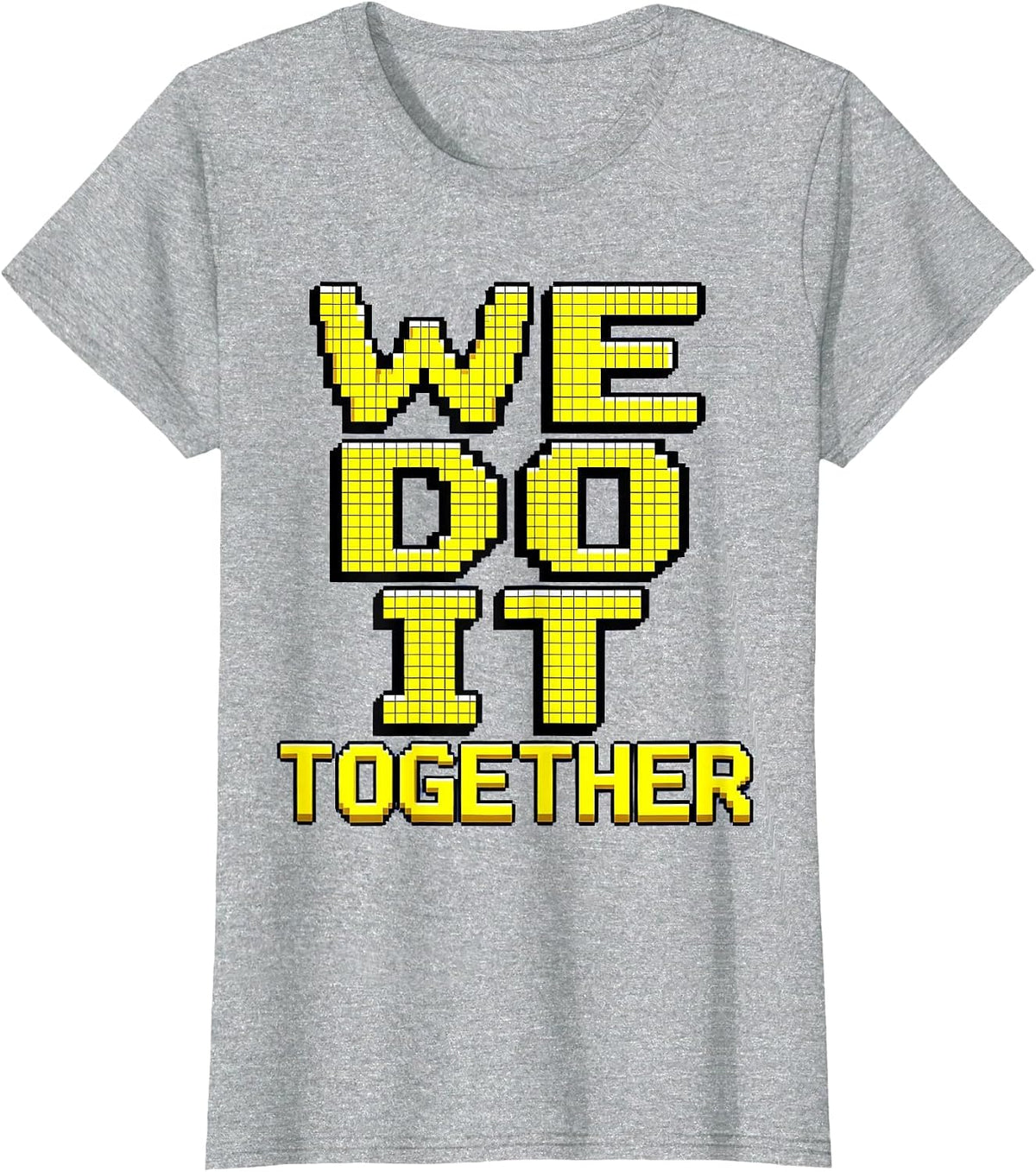 We Do It Together Paraprofessional Design T-Shirt - Heather Grey