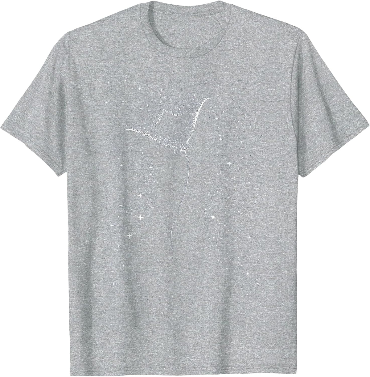 Manta Ray - Scuba Diving Ocean Coral Reef Fish Diver T-Shirt - Heather Grey
