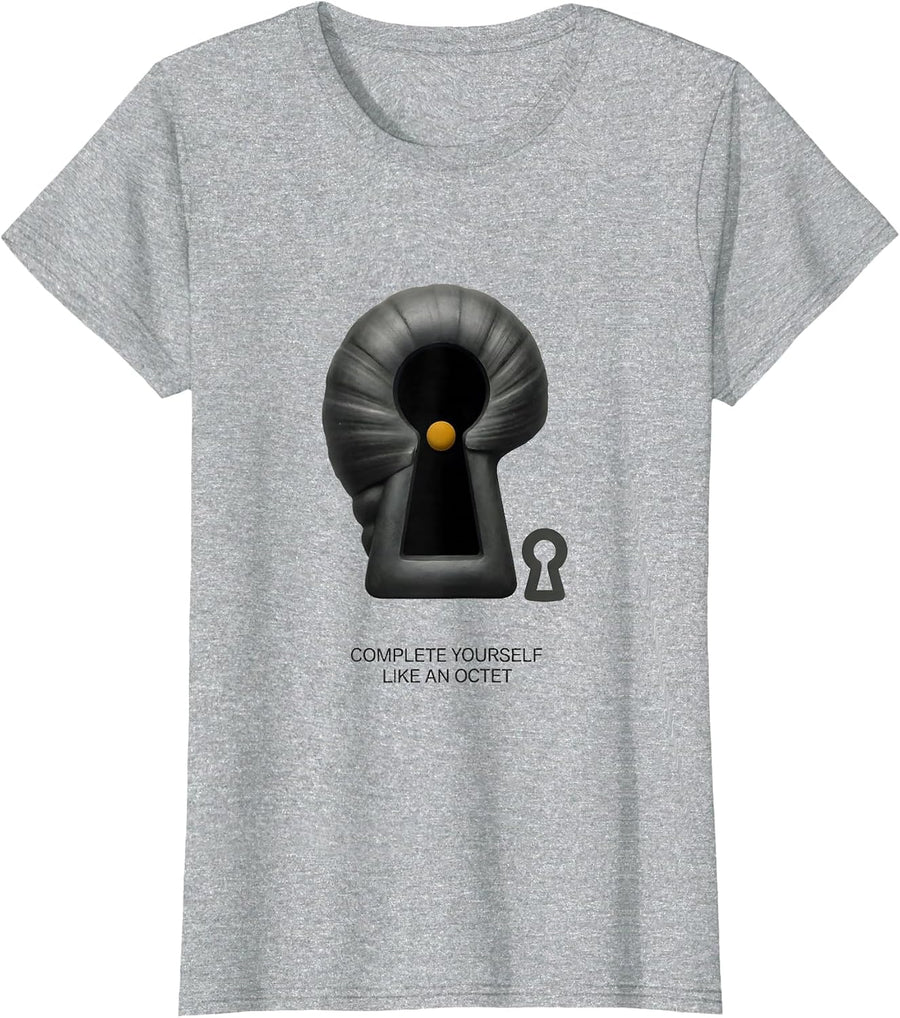Complete Yourself Like An Octet Funny Chemistry Science T-Shirt - Heather Grey