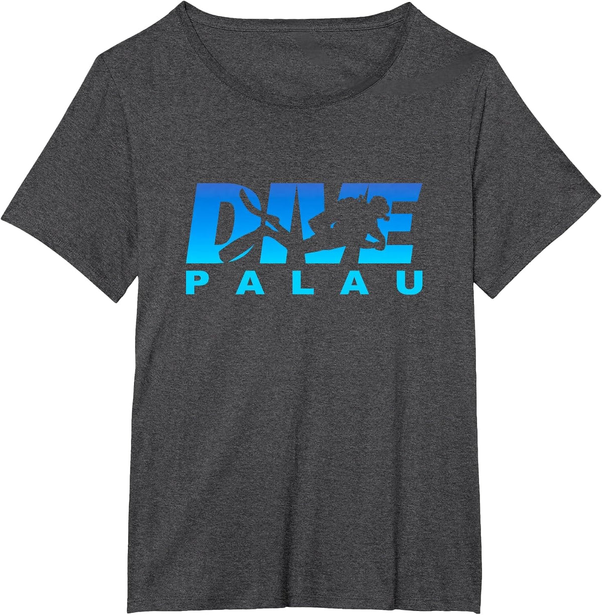 Dive Palau, Scuba Diving in Palau T-Shirt - Dark Heather Grey