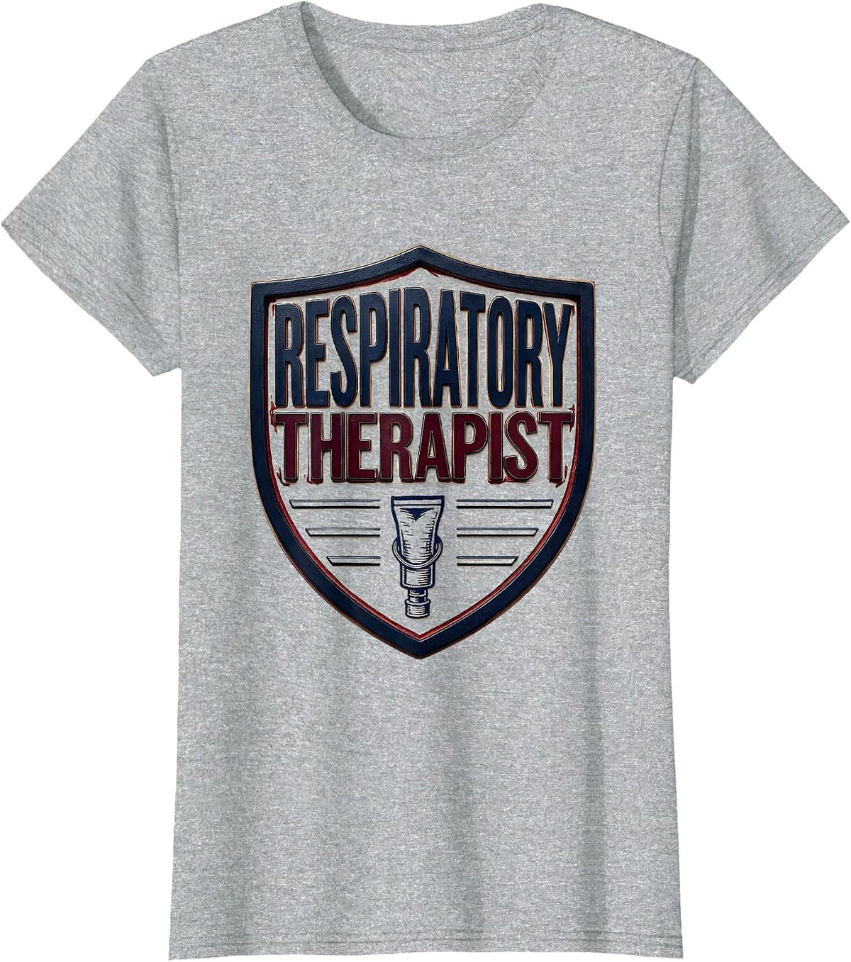 Respiratory Therapist Funny RT Profession Pride T-Shirt - Heather Grey