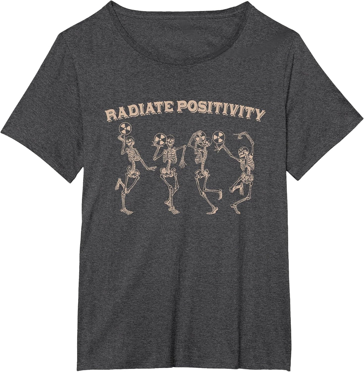 Xray CT Rad Tech Radiology Radiate-Positivity Nurse School T-Shirt - Dark Heather Grey