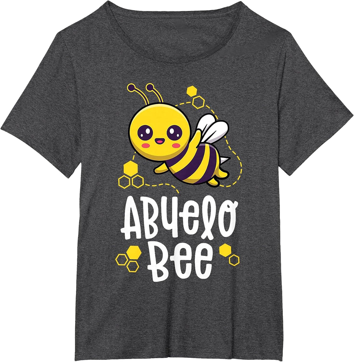 Family Bee Shirts Abuelo Latino Spanish Birthday Outfit T-Shirt - Dark Heather Grey
