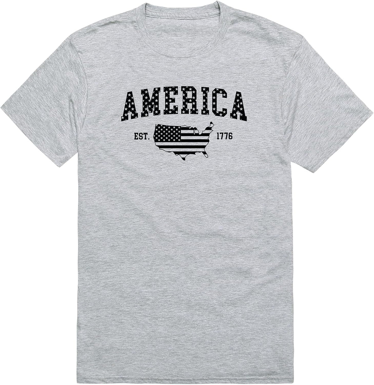 Rapiddominance America Basic Tees - Heather Grey
