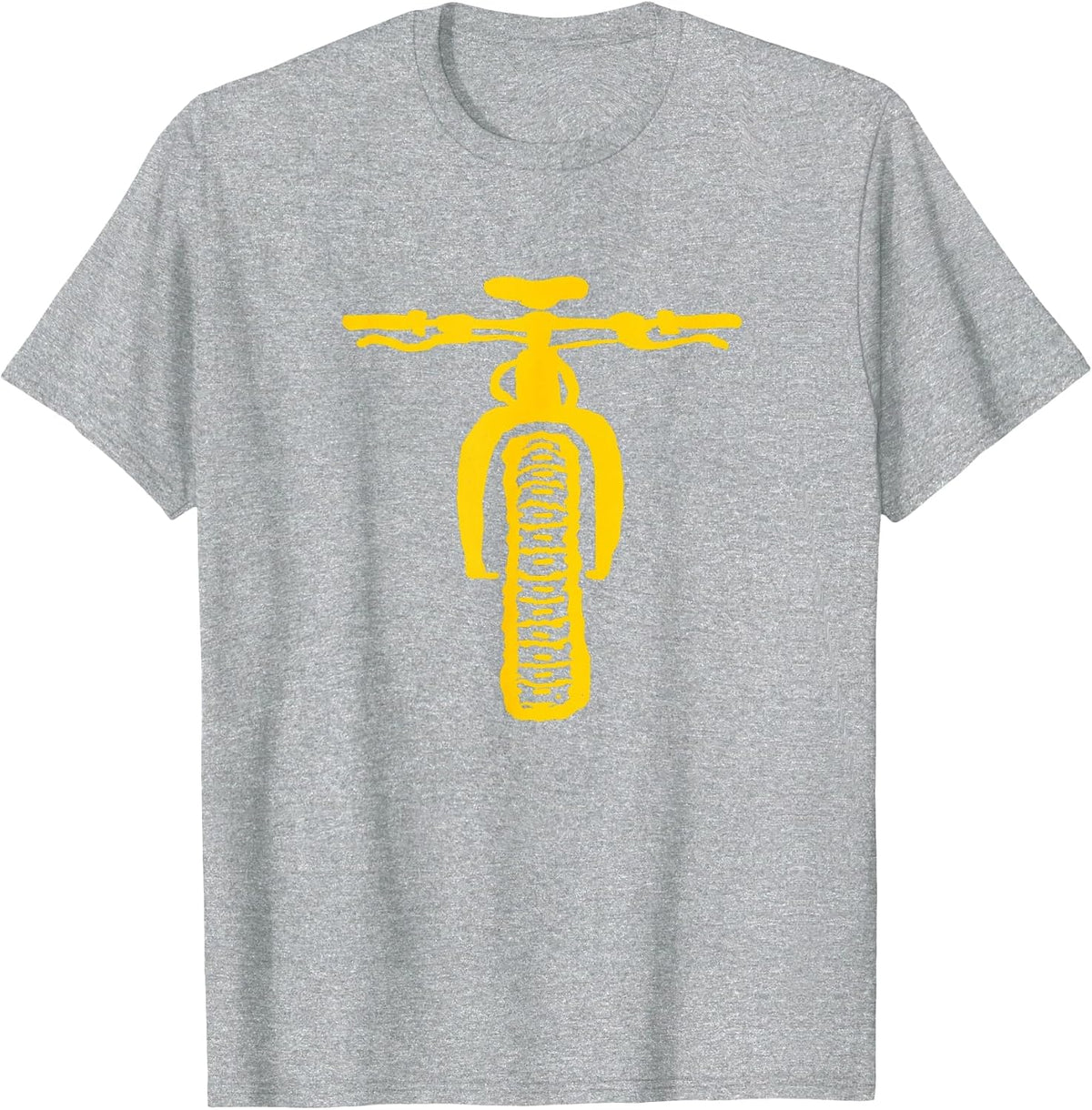Fat Bike Mountain Bike T-Shirt T-Shirt - Heather Grey