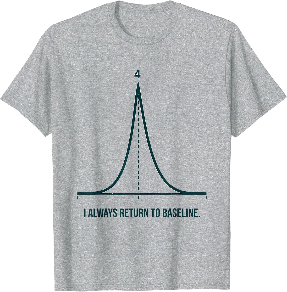 Men's I Always Return To Baseline Funny Respiratory Therapist RT T-Shirt - Heather Grey